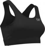 NL230 Women's Athletic Form Fit Sports Bra, Sweat Blocking and Odor Resistant (Medium, Black)