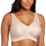 Glamorise Women's MagicLift Front Close Posture Support Bra, Cafe, 36B