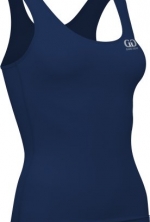 NL250 Women's Compression Support Fitness Top - Comfortable and Odor Resistant (Small, Navy)