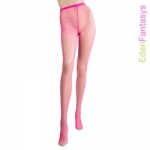 Leg Avenue Nylon Fishnet Pantyhose Light Pink One Size Fits Most