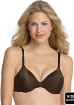 Hanes Beautiful Comfort Concealing Underwire G511, 34B, Rich Chocolate