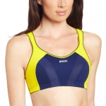 Shock Absorber Women's Multi Sport Max Support Sports Bra Top, Navy/Yellow, 38C