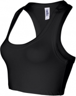 Bella Ladies Nylon Spandex Sports Bra. 970 - Medium - Black
