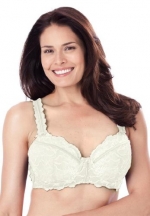 Amoureuse Plus Size Bra With Underwire In Stretch Lace (Ivory,36 C)