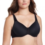 Wacoal Womens Plus-Size Basic Beauty Contour Spacer Bra, Black, 32DD