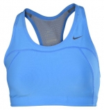 Nike Women's High Impact Sports Bra-Pale Blue-Small