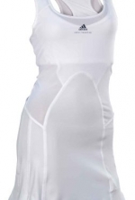 Adidas Women's Stella McCartney Barricade Tennis Dress-White-Medium
