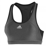 Adidas Women's Techfit Sports Bra, Dark Grey Heather, Large