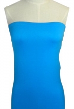 Coobie Women's Strapless Camisole Shelf Bra,One Size,Island Blue