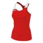 ASICS Women's Alley Tank Top, Red/White, Small
