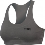 TITLE Women's Pro Flex Protective Sports Bra, L, GR