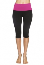 Just One Sporty Foldover Top Yoga Pants