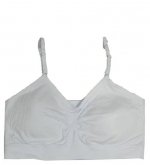 Anemone Women's Seamless Removable Strap Bras (2 or 4 Pack),One Size,1 Pack: (1Pc.) White