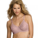 Bali Lace 'N Smooth Seamless Underwire Bra 3432, 32D, Rosewood