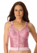 Wirefree Bra By Comfort Choice Easy Enhancer (Pale Mulberry,38 DD)