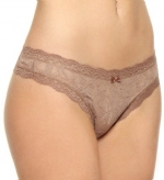 DKNY Signature Lace Thong (576000) L/DJH Brownie
