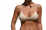 Women's 2pk or 3pk Seamless Padded Bralette with Adjustable Straps (One size, White Nude)