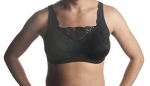Classique Pocket Bra for Men. Holds Silicone Breast Forms! #765SE, Crossdressing, TG/CD 34 C Black