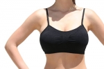 Anemone Women's Seamless Removable Bra Straps 3PK (One size, Black White Charcoal)