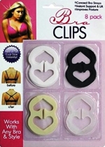 8-Pack Bra Back Clips - Conceal Bra Straps - Add Full Cup Size