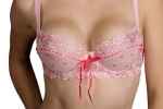 Jezebel Women's Desire Demi Unlined Bra, Hot Girly Pink, 32C