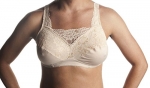 Classique Pocket Bra for Men. Holds Silicone Breast Forms! #765SE, Crossdressing, TG/CD 34 B Sand