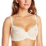Wacoal Women's Embrace Lace Underwire Bra, Naturally Nude/Ivory, 32C