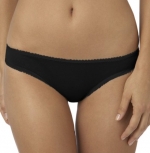 On Gossamer Women's Mesh Low-Rise Bikini Panty,Black,Large