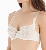 Aubade L'Insoumise 3/4 Cup Balconette Bra (S915) 32E/Nacre/Mother of Pearl