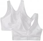 Hanes Women's 2 Pack Cotton Pullover Bra, White/White, XX-Large(Colors may vary)