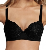 Valmont Molded Lift Underwire Bra Style 1802 - Black - 36D
