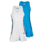 Fila Tennis Women's Center Court Racerback Dress, Large, Blue