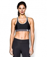 Under Armour Women's UA HeatGear® Armour Sports Bra Medium Black