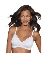 Hanes Cottony Wirefree Bra with ComfortSoft & Band, White, Size - 36A