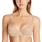 Lily of France Women's Sensational Lace Pushup Bra 2175220 Barely Beige/Sweet Cream 34A