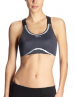 Shock Absorber Women's Ultimate Dry Advantage Sports Bra, Grey/Black, 32C