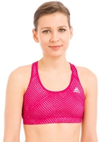 Adidas Women's TechFit Bra, Bold Pink Print, XSmall