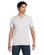 Bella Canvas Unisex Jersey Short-Sleeve V-Neck T-Shirt - ASH - XS