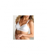 Playtex Women's Cross Your Heart Lightly Lined Seamless Soft Cup Bra, White, 32B