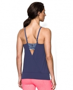 Under Armour Women's UA Essential Banded Tank Extra Small FADED INK