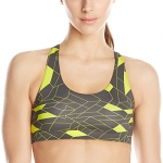 Oiselle Women's Tracktion Bra, Charcoal Jagged, 2