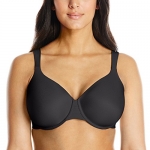 Vanity Fair Women's Beautifully Smooth Cooling Touch Full Figure Bra 76355, Black, 38D