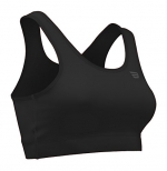 NL230 Women's Athletic Form Fit Sports Bra, Sweat Blocking and Odor Resistant (Small, Black)