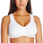 Glamorise Women's Plus-Size Complete Comfort Cotton T-Back Bra, White, 34DD/F