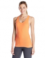 tasc Performance Women's Core Racer Back Tank Running Yoga Fitness Printed Moisture Wick Shirt, X-Small, Nectarine Dot