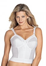 Exquisite Form Women's Longline  Bra #5107532, White, 38B