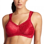 Playtex Women's 18 Hour Comfort Lace Wire Free Bta, Enchanted Red, 36B