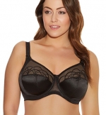 Elomi Women's Cate Underwire Full Cup Banded Bra, Black, 34F