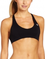Zumba Fitness LLC Women's Sizzle V-Bra Top (Black, X-Large)