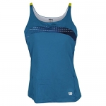 WILSON Summer ColorFlight Ladies Strappy Tank, Teal, XS